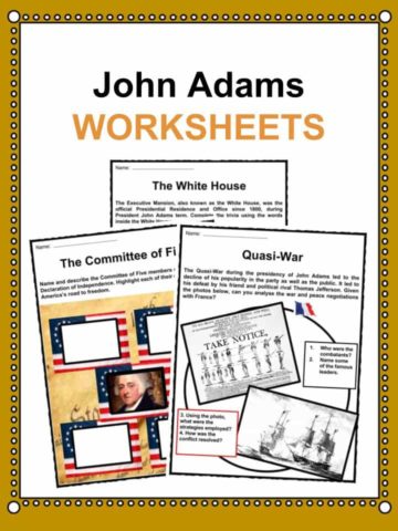 John Adams Worksheets
