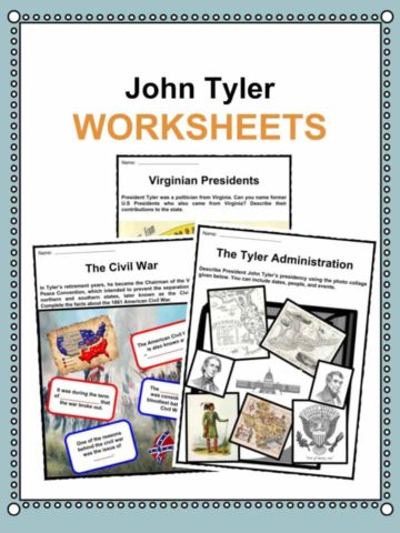 John Tyler Worksheets