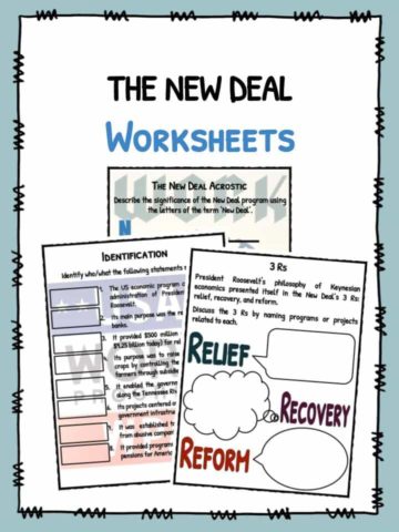 The New Deal Worksheets