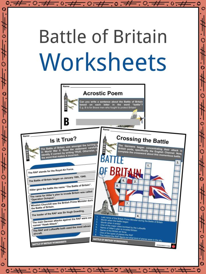 primary homework battle of britain
