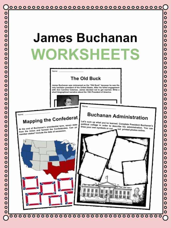 James Buchanan Worksheets