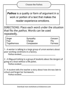 pathos in english literature