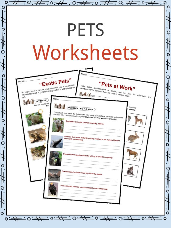 Household Pets Facts and Worksheets for Kids • KidsKonnect
