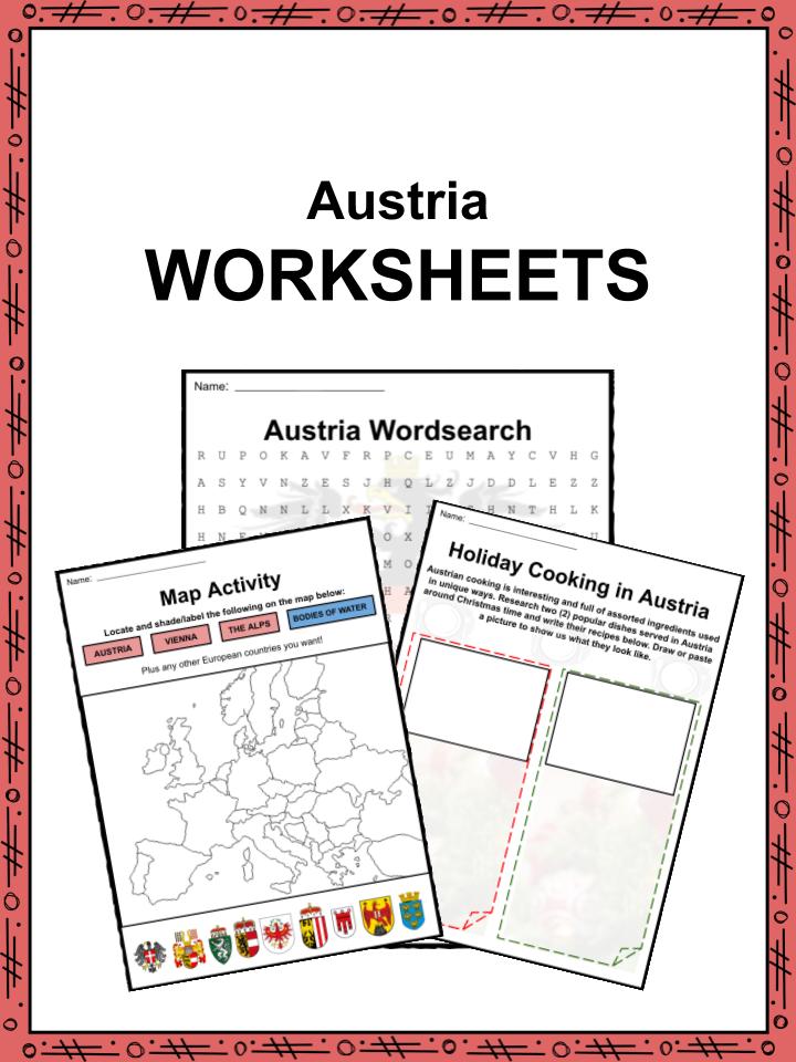 Austria Worksheets