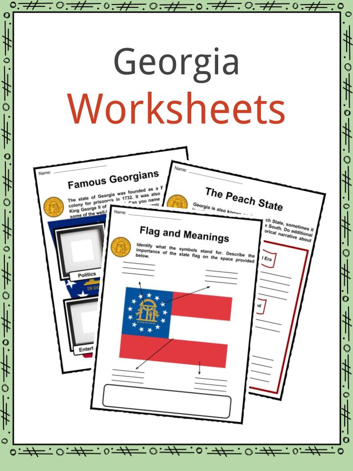 Georgia Facts, Worksheets & State History Information For Kids