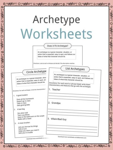 Archetype Worksheets