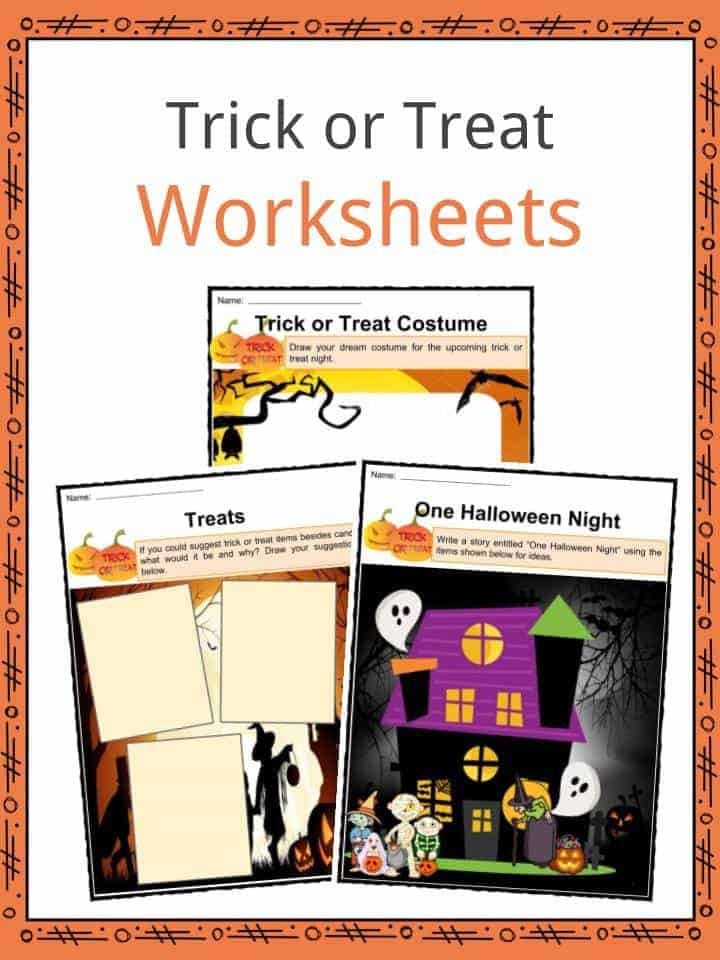 Trick or Treat Worksheets