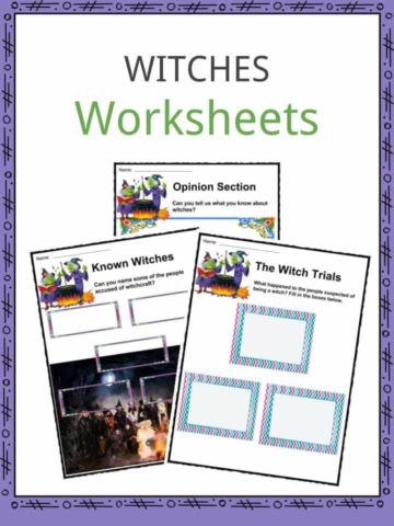 Witches Worksheets