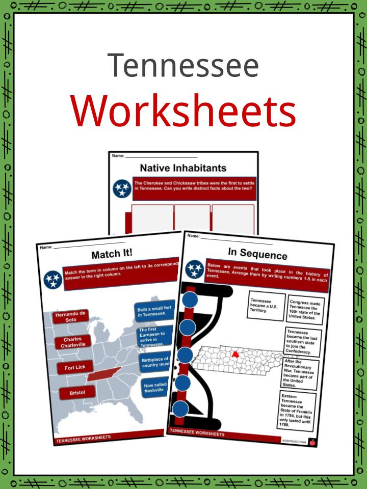 Tennessee Worksheets