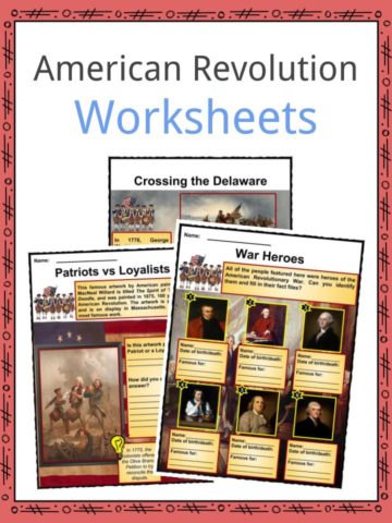 American Revolution Worksheets