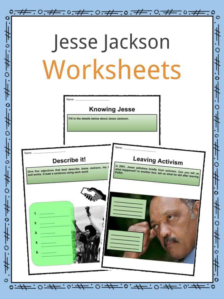 Jesse Jackson Worksheets
