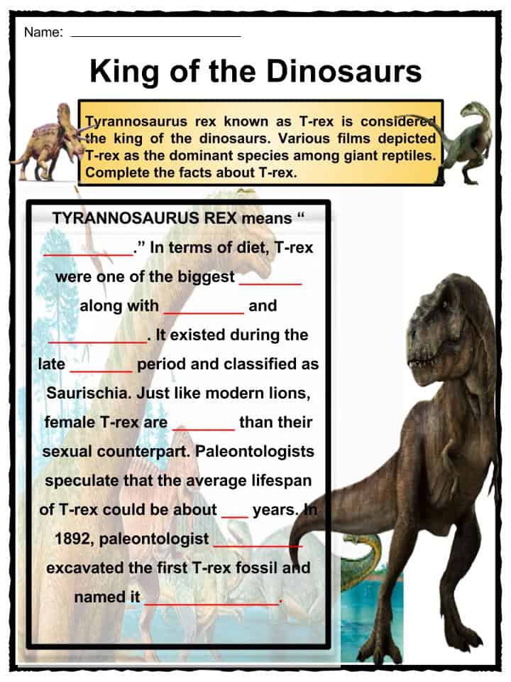 Mesozoic Era (Age Of Dinosaurs) Facts, Worksheets & History For Kids