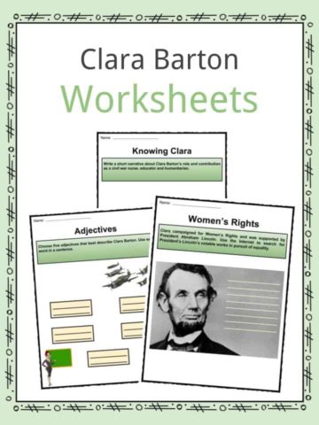 Clara Barton Worksheets