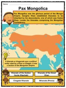 Kublai Khan Facts, Worksheets, History Of Empire & Information For Kids