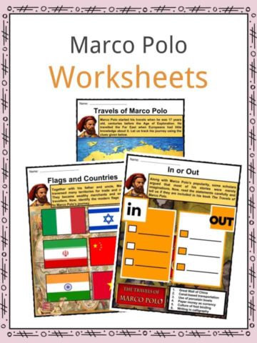 Marco Polo Worksheets