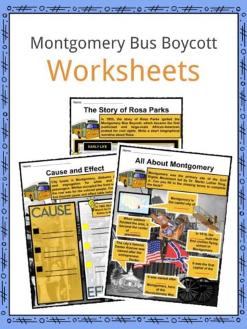 Montgomery Bus Boycott Worksheets