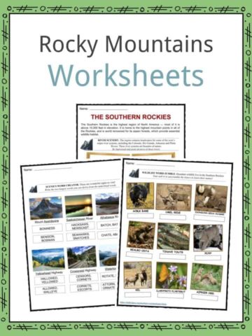 Rocky Mountains Worksheets
