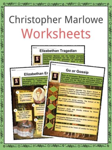 Christopher Marlowe Worksheets
