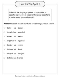 Dialect Facts, Worksheets, Examples & Definition For Kids