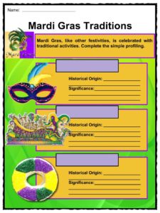 Mardi Gras Worksheets 10
