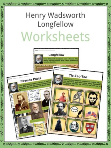 Henry Wadsworth Longfellow Worksheets