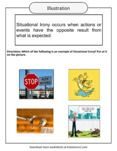 situational irony examples for kids