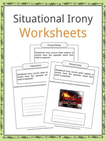 Dramatic Irony Worksheets, Examples & Definition For Kids