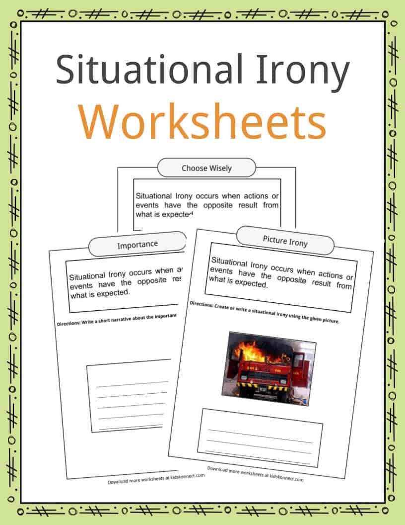 Situational Irony Worksheets