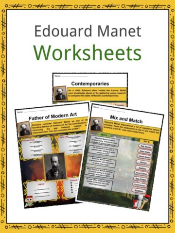 Edouard Manet Worksheets