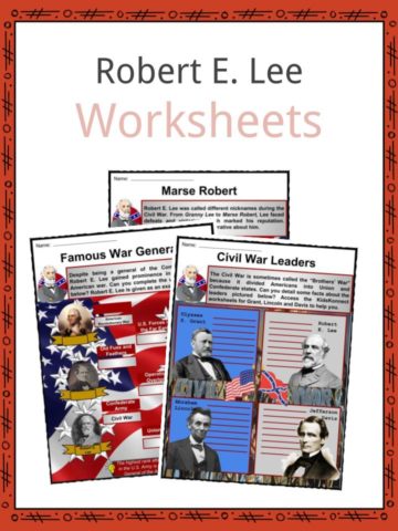Robert E. Lee Worksheets