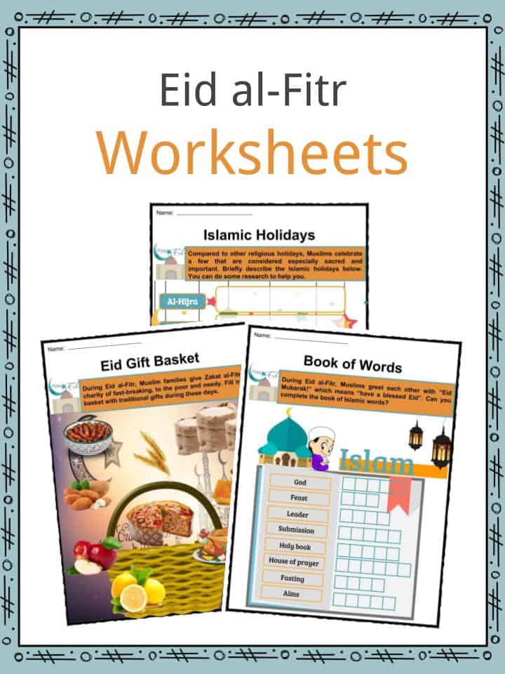 Eid Al Fitr Facts Worksheets Origin Traditions Customs For Kids
