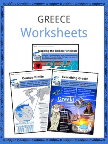 Greece Worksheets