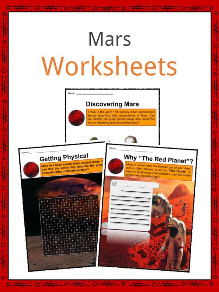 Mars Facts, Worksheets, Climate, Exploration & Missions For Kids
