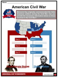 memorial day facts worksheets historical information for kids