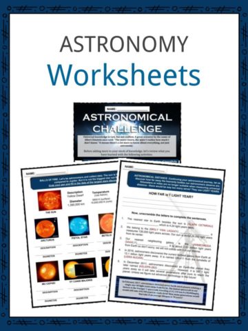 ASTRONOMY Worksheets
