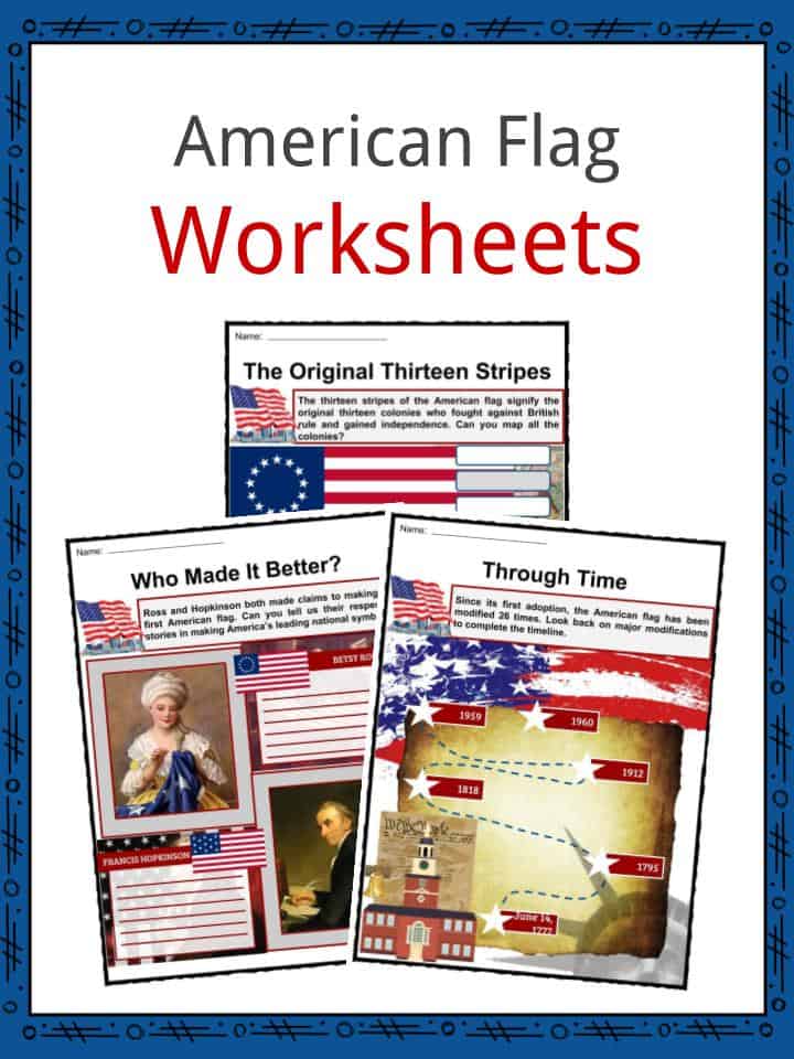 American Flag Facts, Worksheets, Information, History & Symbolism