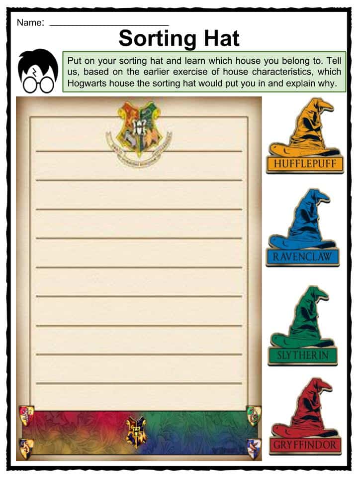 Harry Potter Facts Worksheets Novels Movies Characters Impact