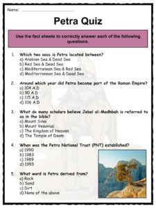 petra facts for kids