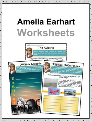 Amelia Earhart Worksheets