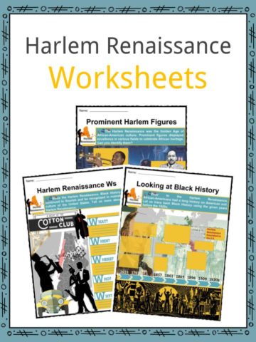 Harlem Renaissance Worksheets