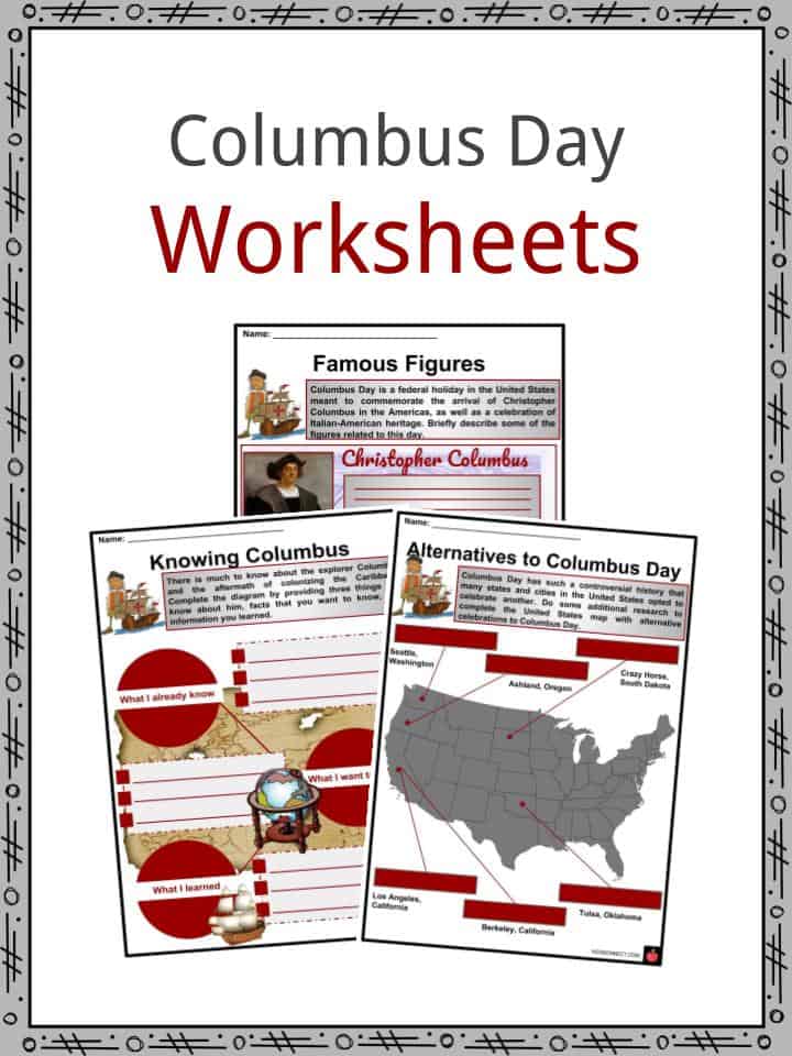 Columbus Day Facts Worksheets Historical Significance For Kids