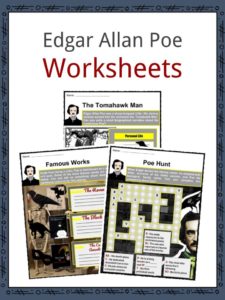 Edgar Allan Poe Worksheets Facts For Kids Life Poetry Legacy
