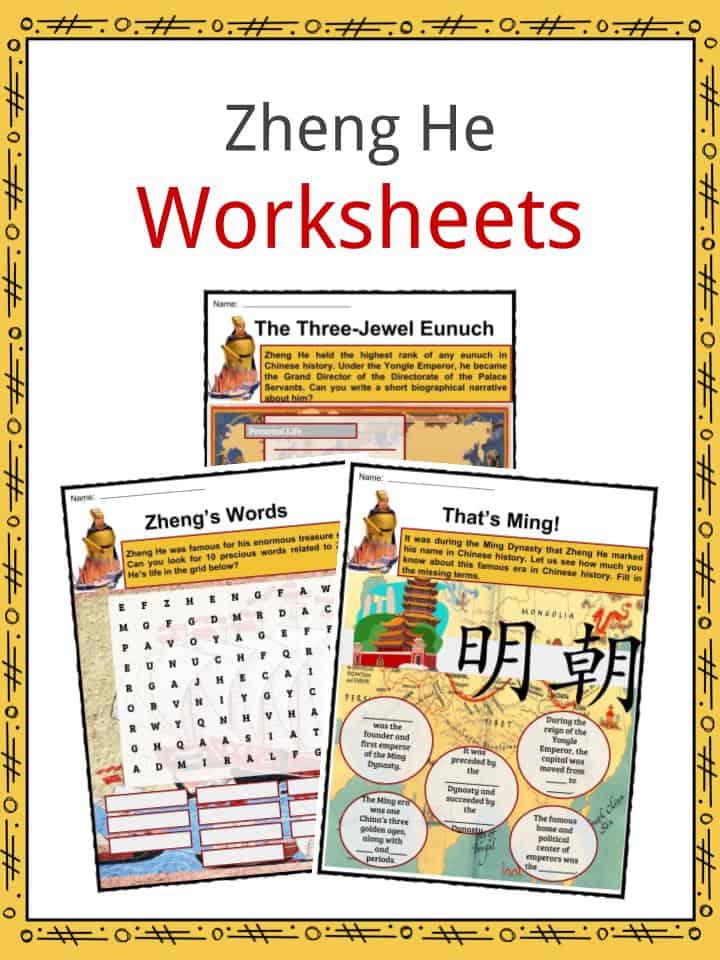 Zheng He Worksheets