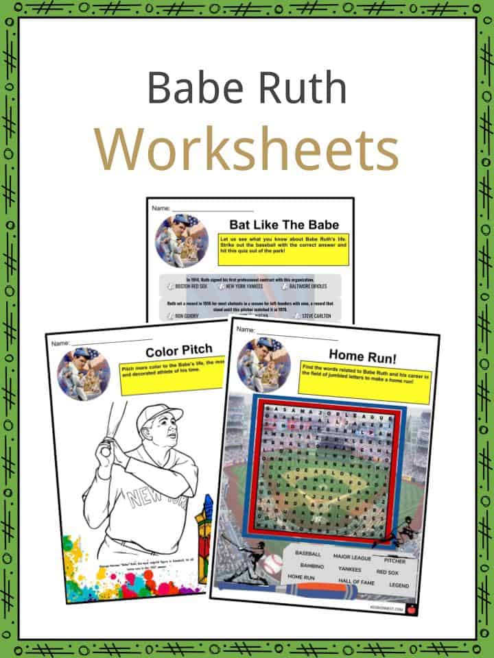 Babe Ruth Worksheets