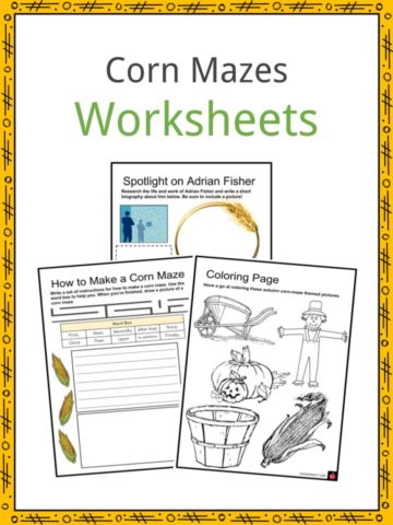Corn Mazes Worksheets