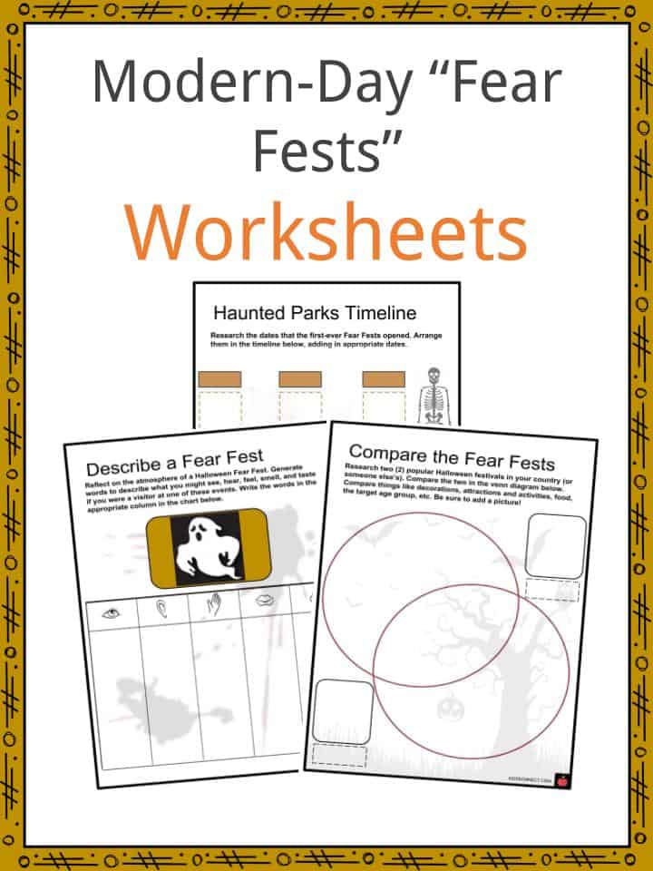 Fear Fests Worksheets