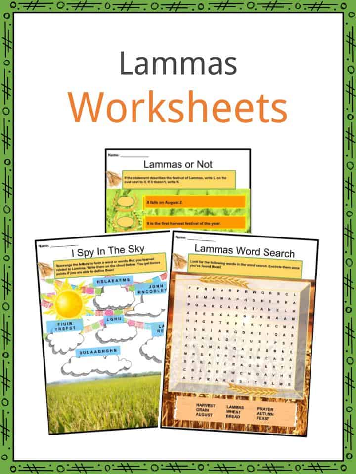 Lammas Worksheets