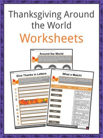 Thanksgiving Around the World Worksheets