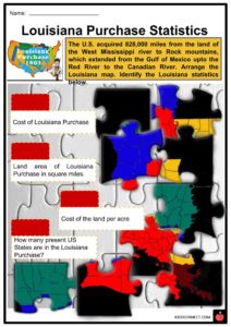 Louisiana Purchase Facts, Worksheets, Negotiations & History For Kids