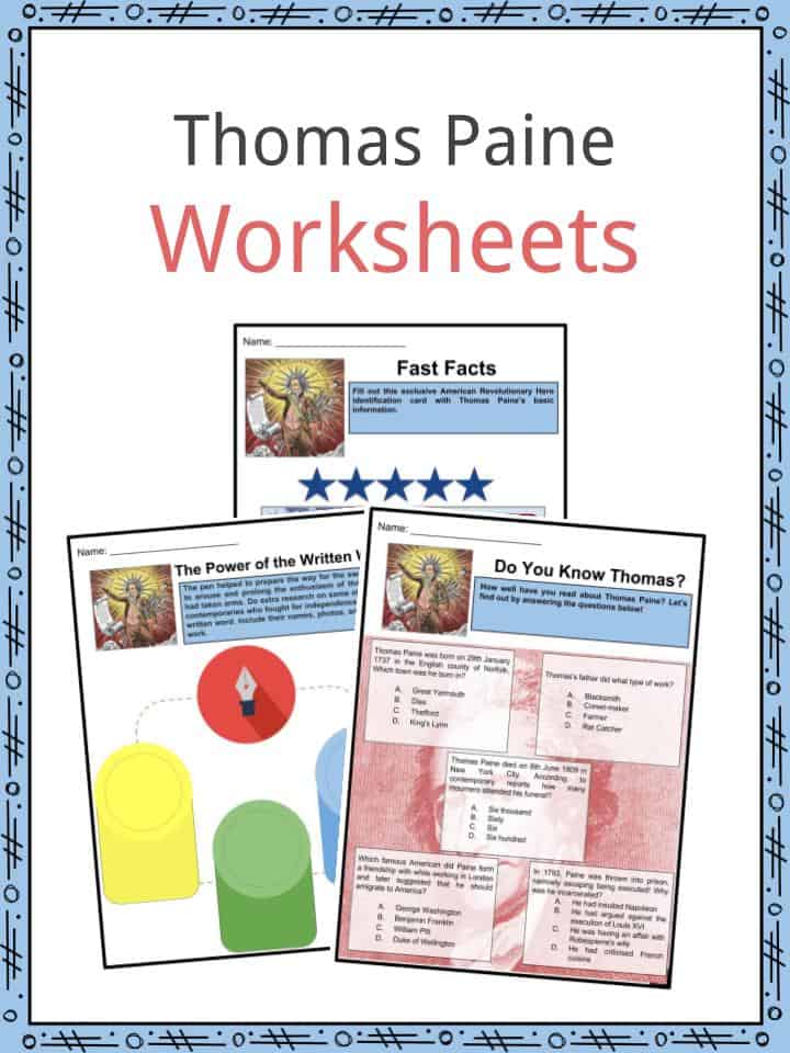 Thomas Paine Worksheets